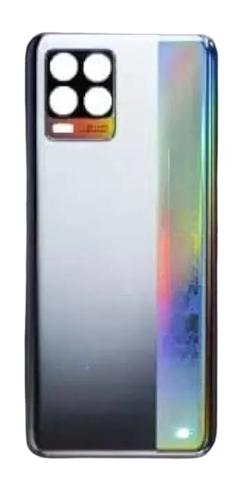 Mozomart Battery Door Back Panel Housing for Realme 8 4G. : Silver Mozomart Mozomart Battery Door Back Panel Housing for Realme 8 4G. : Silver Mozomart